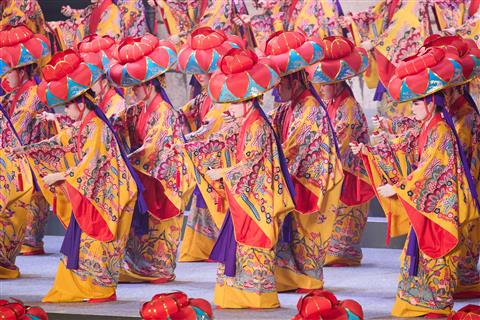 第139回杜の賑い沖縄「四つ竹」